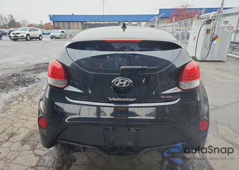 2014 Hyundai Veloster Turbo z USA, uszkodzony, nr VIN KMHTC6AE5EU199849